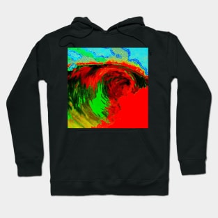 Hawaiian monster wave Hoodie